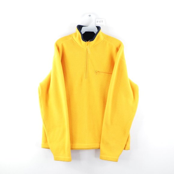 GAP Other - Vintage Gap Blank Half Zip Fleece Sweater Yellow